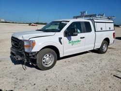 Ford salvage cars for sale: 2021 Ford F150 Super Duty Utility / Service Truck