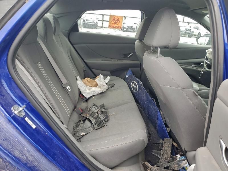 2022 Hyundai Elantra Hybrid Blue