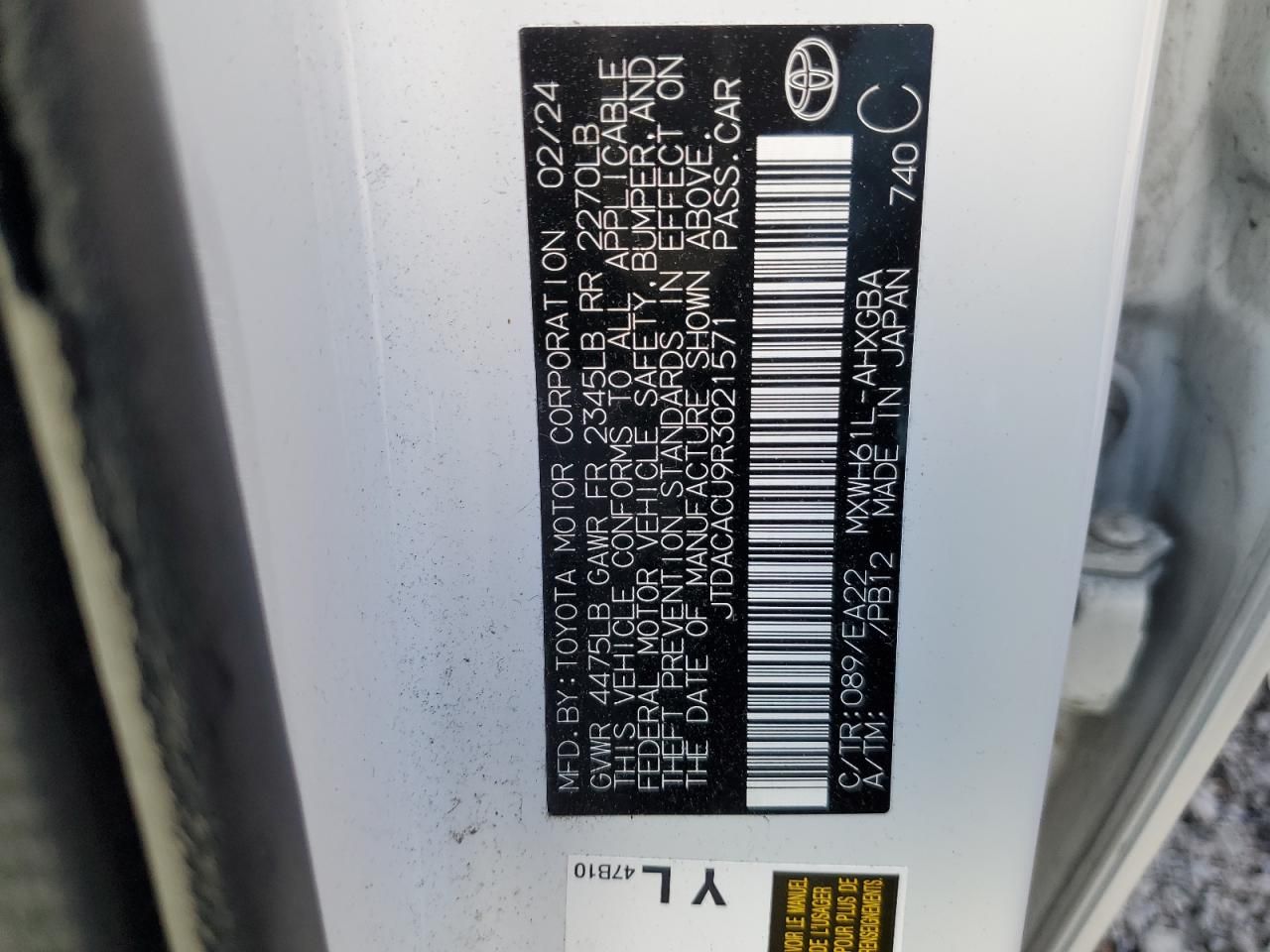 2024 Toyota Prius Prime se