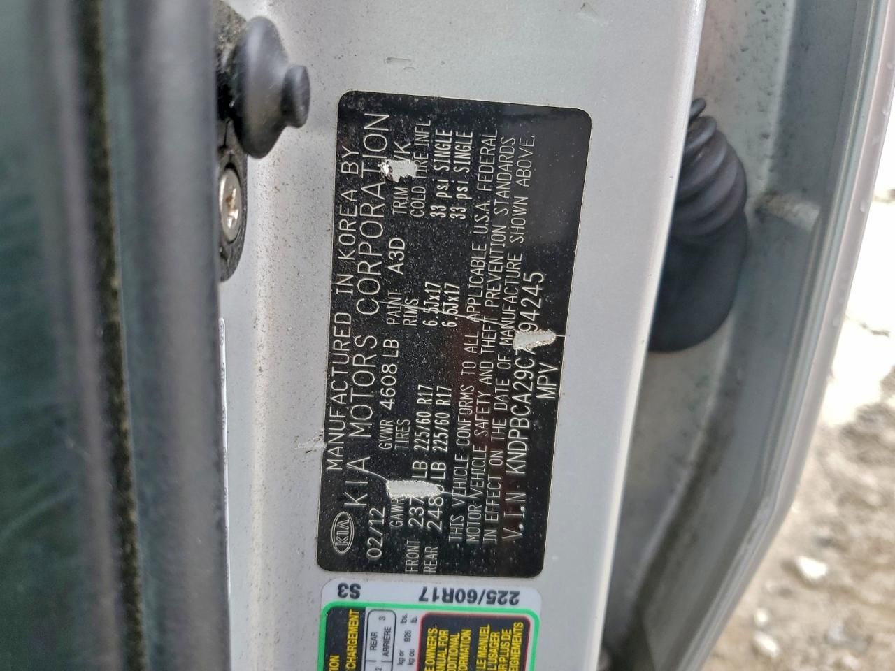 2012 KIA Sportage lx