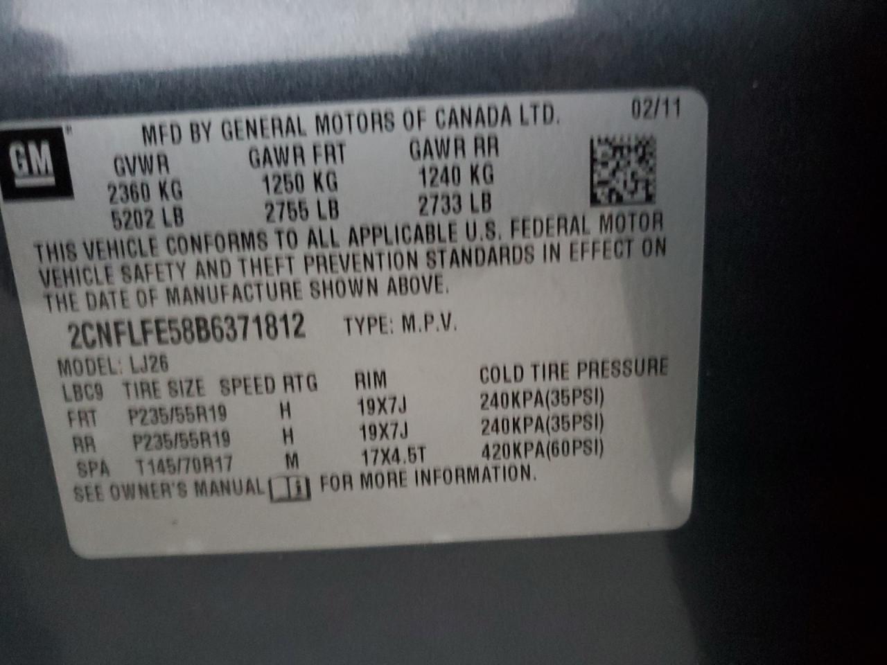 2011 Chevrolet Equinox ltz