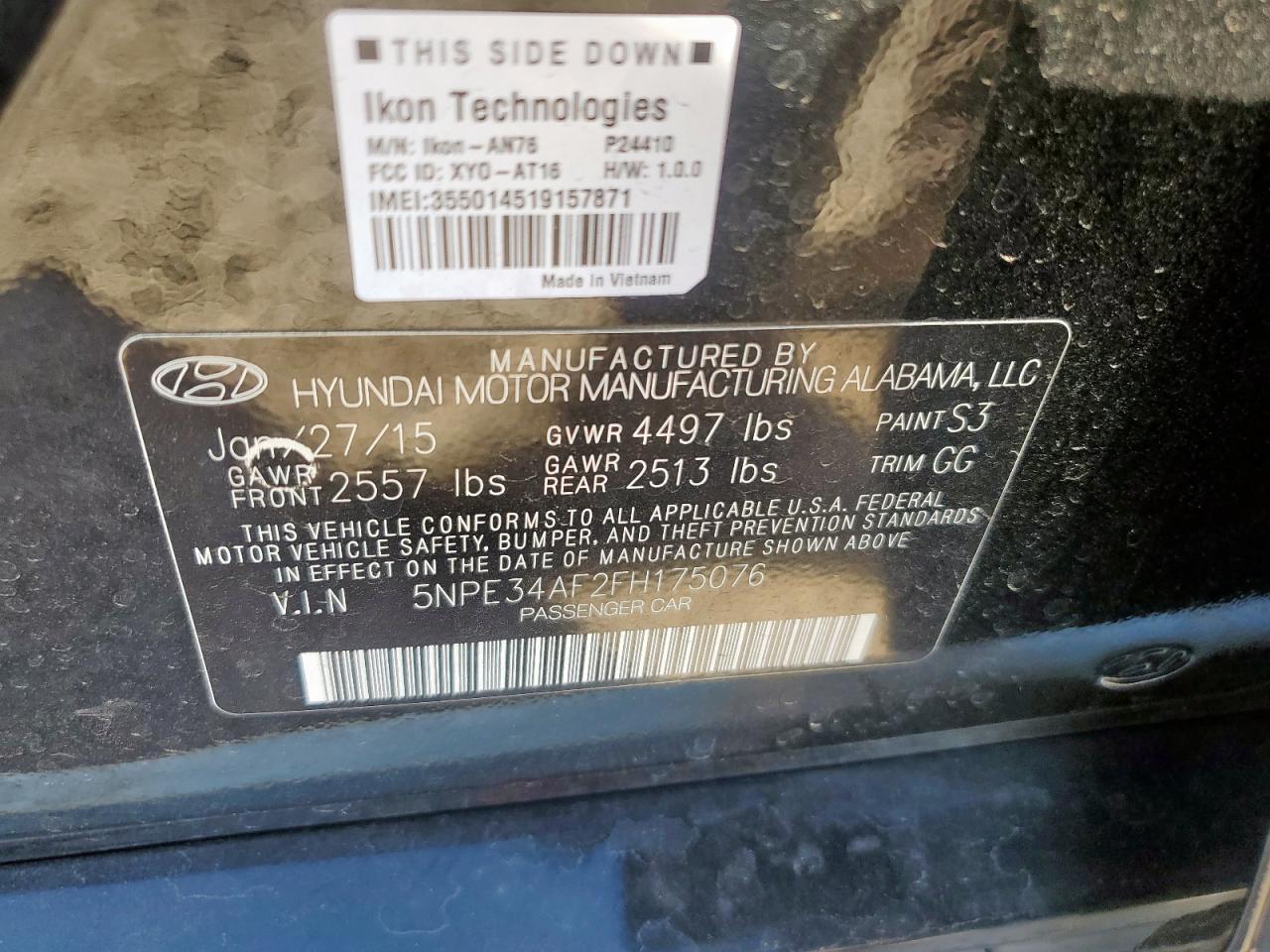 2015 Hyundai Sonata