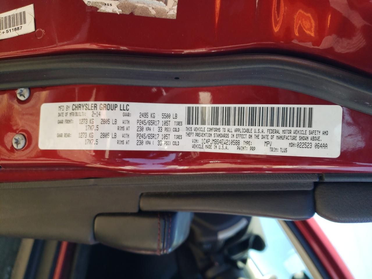 2014 Jeep Cherokee Trailhawk