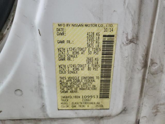 2014 Nissan NV 2500