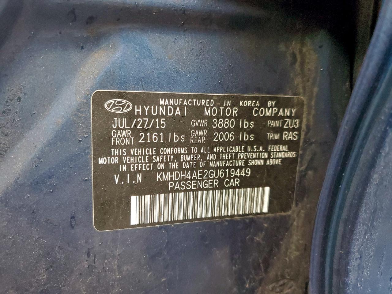 2016 Hyundai Elantra