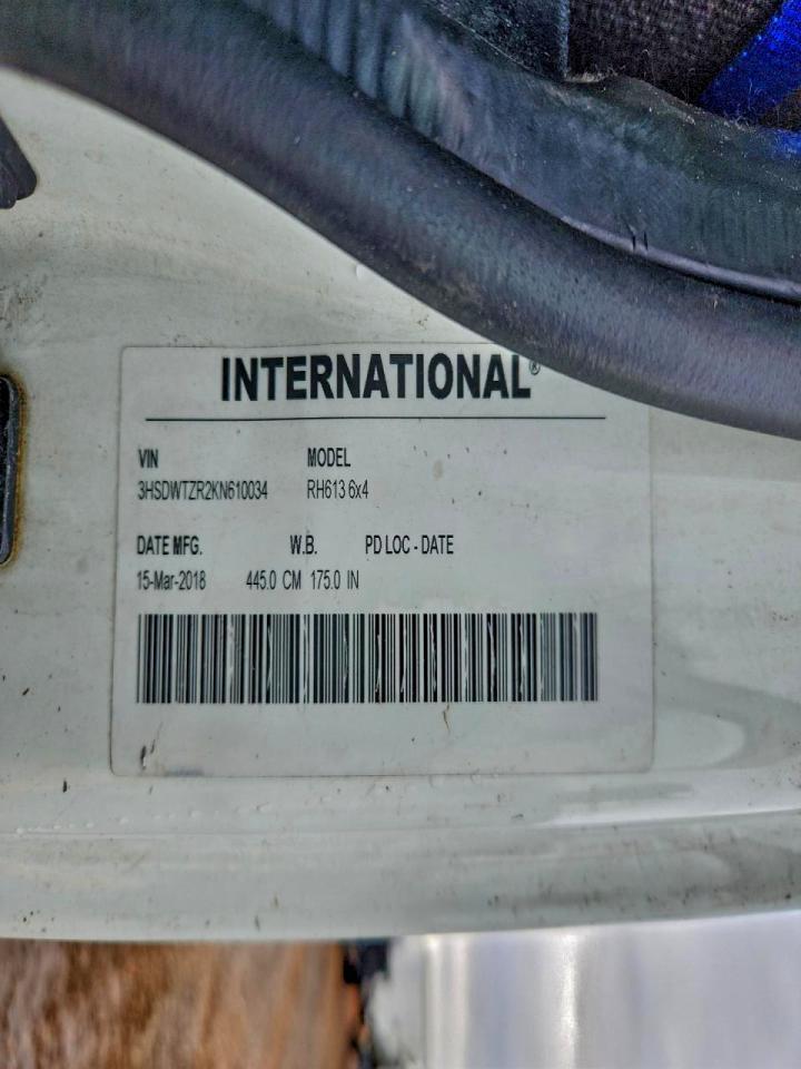 2019 International RH613
