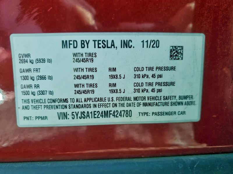 2021 Tesla Model s