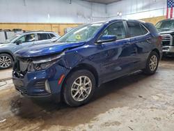 Salvage cars for sale from Copart Kincheloe, MI: 2022 Chevrolet Equinox lt