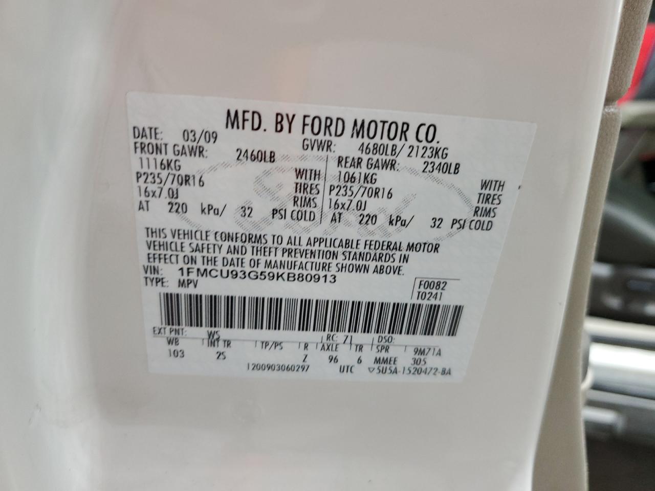 2009 Ford Escape xlt
