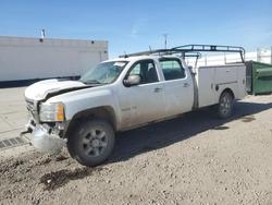 Salvage trucks for sale at Farr West, UT auction: 2013 Chevrolet Silverado Utility / Service Truck