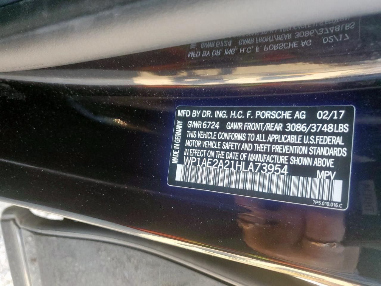 2017 Porsche Cayenne se Hybrid Platinum