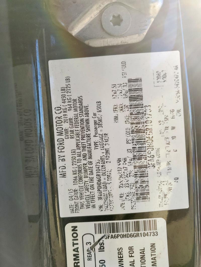 2016 Ford Fusion se