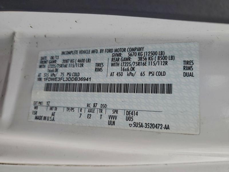 2013 Ford E350 BOX Truck