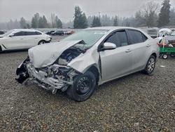 Toyota salvage cars for sale: 2016 Toyota Corolla l