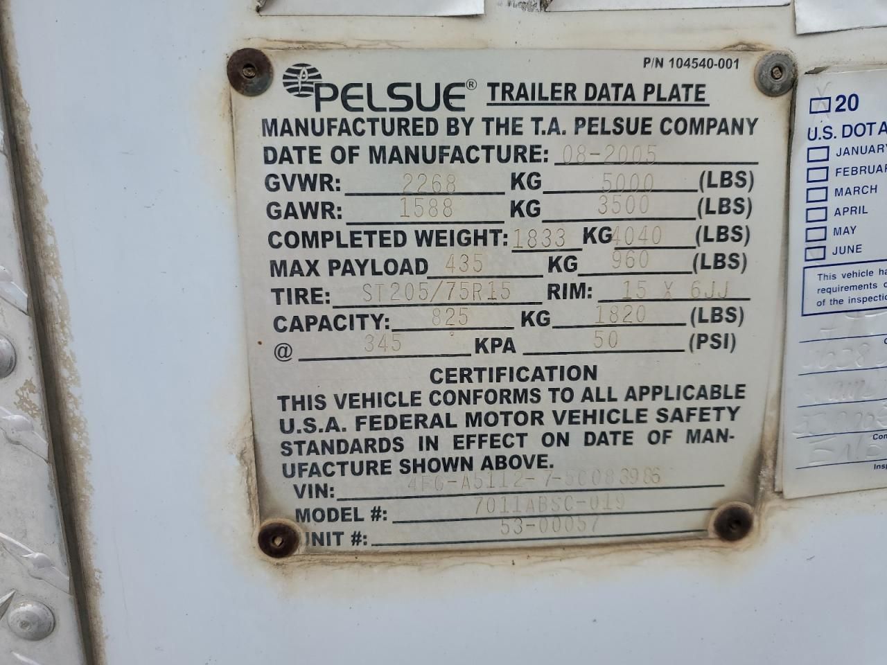 2000 Phyn 2005 Phyn 7011A / Fiber Splice TLR