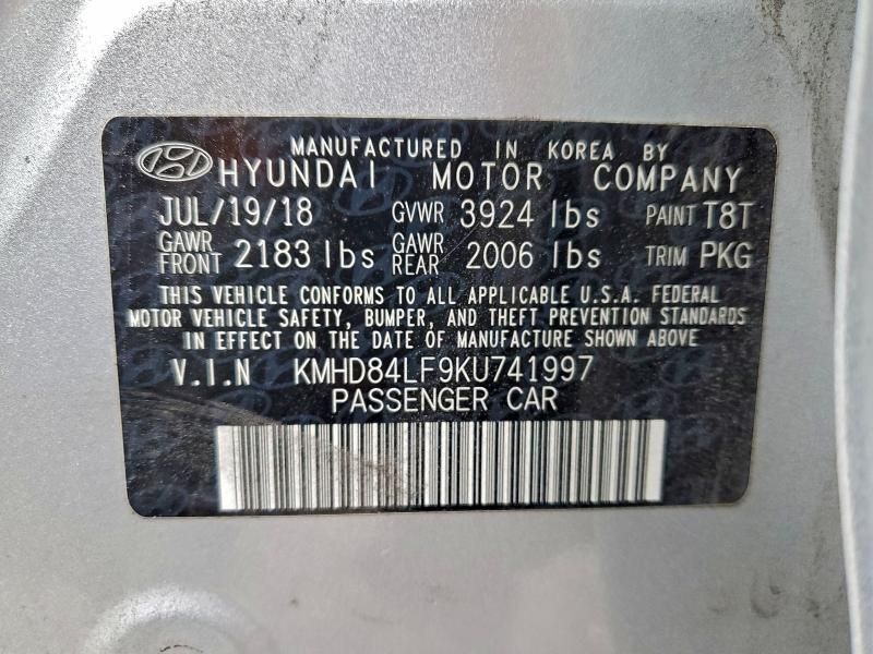 2019 Hyundai Elantra sel