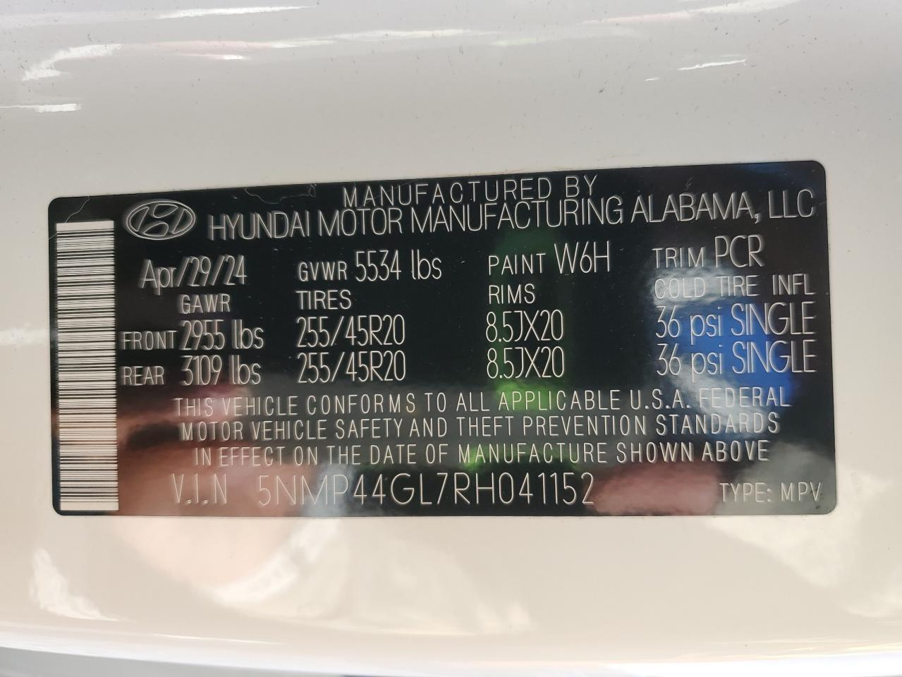 2024 Hyundai Santa fe Limited