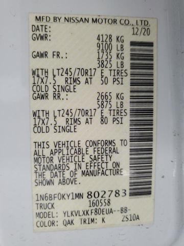 2021 Nissan NV Delivery Van