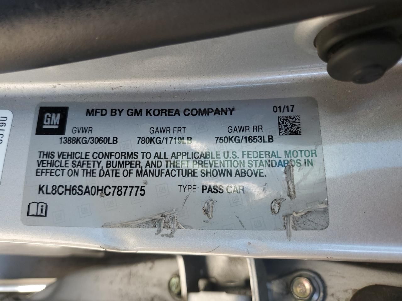 2017 Chevrolet Spark Active