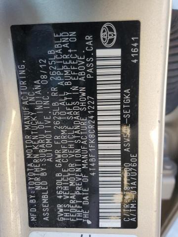 2012 Toyota Camry Base