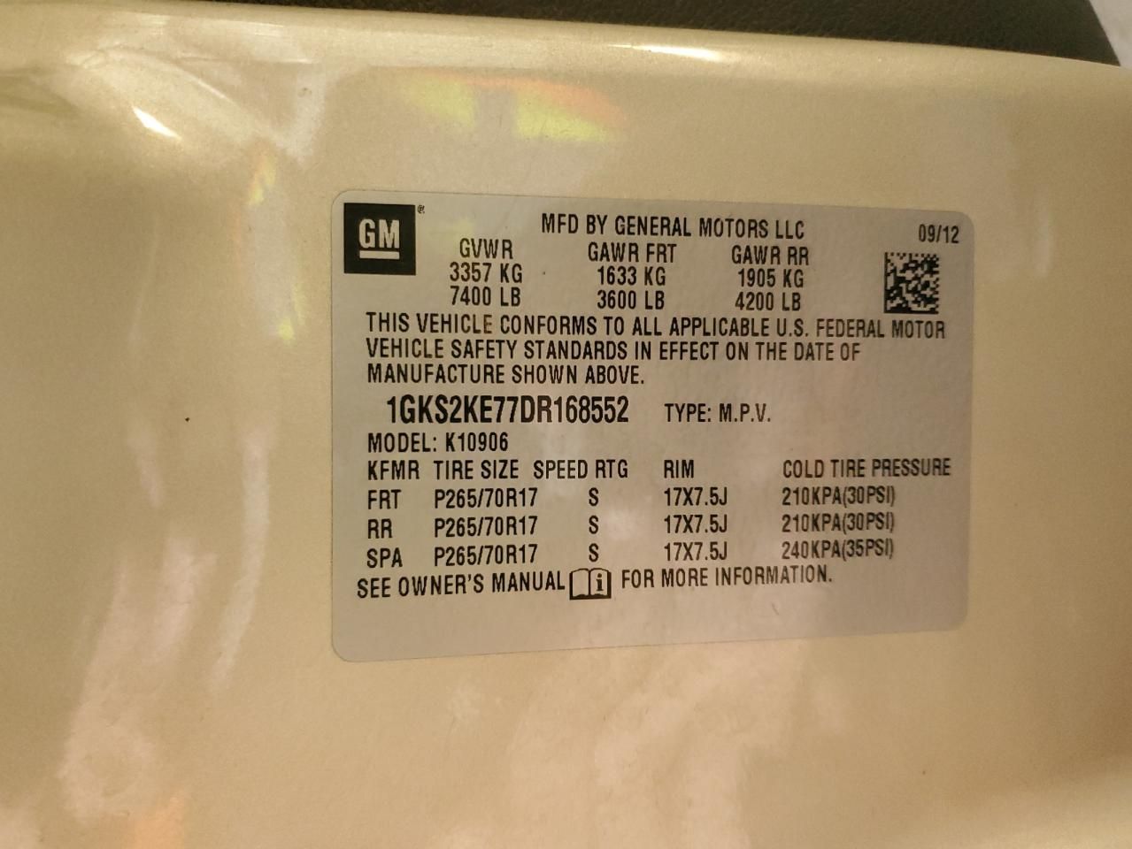 2013 GMC Yukon xl K1500 slt