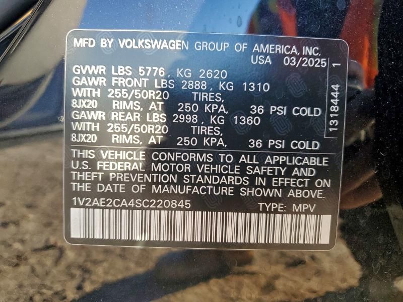 2025 Volkswagen Atlas Cross Sport sel R-line