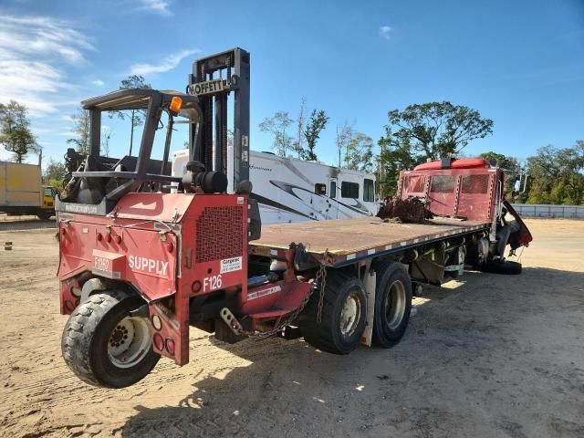 2017 Mack GU813 Flatbed Truck With Moffett Forklift