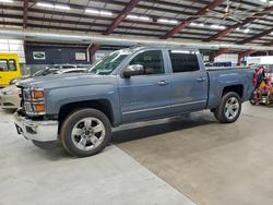 Salvage trucks for sale at East Granby, CT auction: 2015 Chevrolet Silverado K1500 LTZ