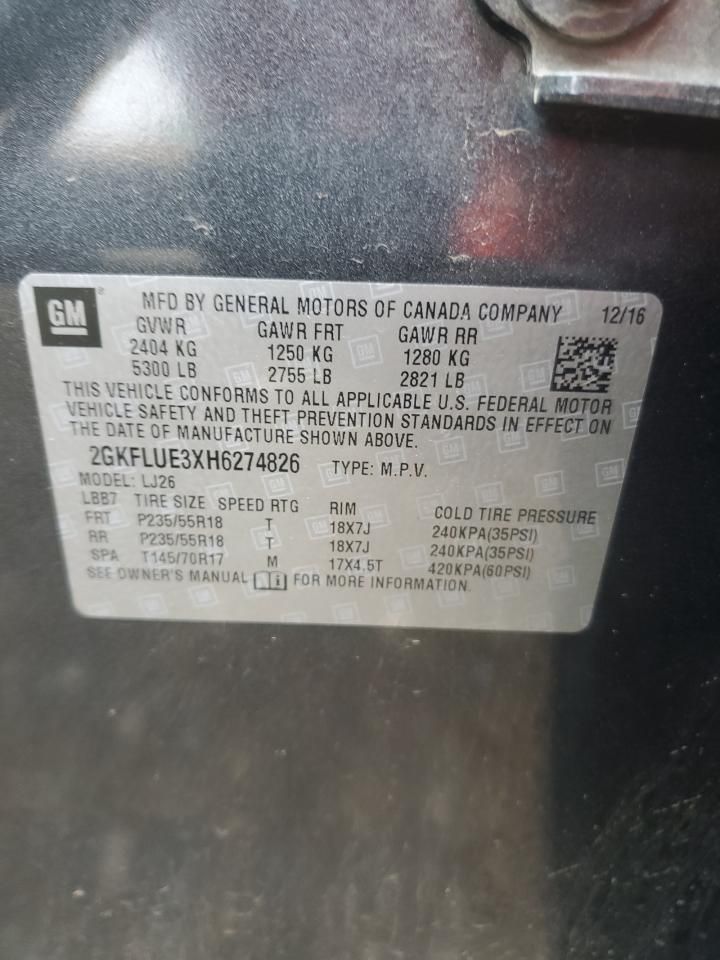 2017 GMC Terrain slt