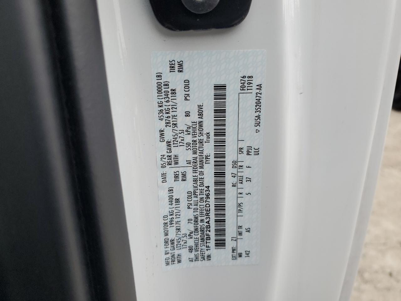 2024 Ford F250 Super Duty Utility / Service Truck