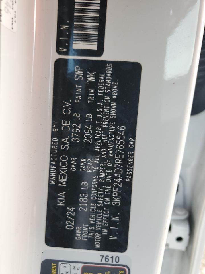 2024 KIA Forte lx