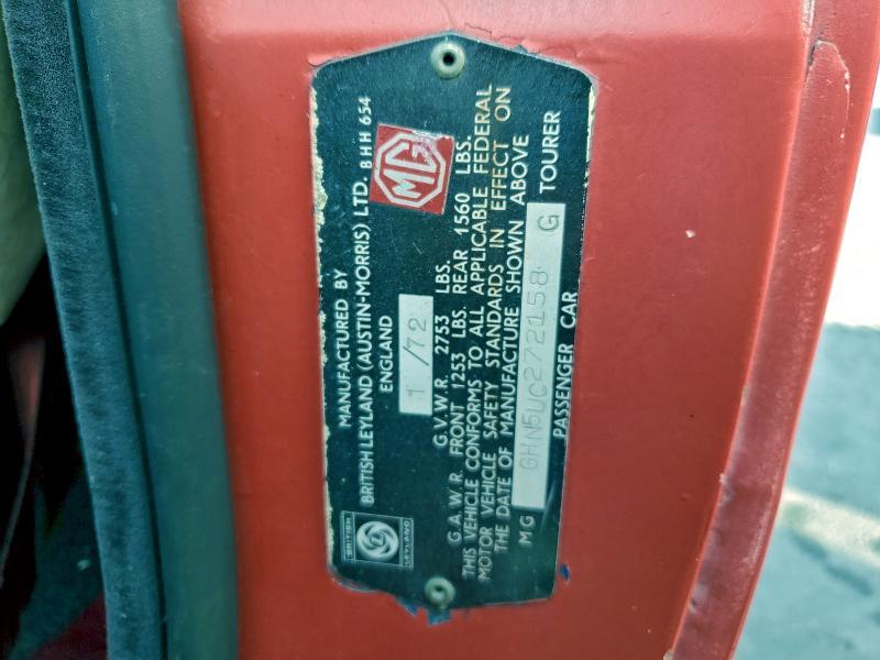1972 MG MGB