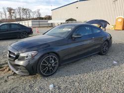 Mercedes-Benz C-class salvage cars for sale: 2019 Mercedes-Benz C300