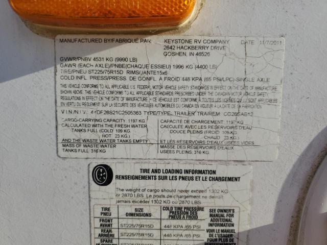 2012 Keystone Cougar Camper