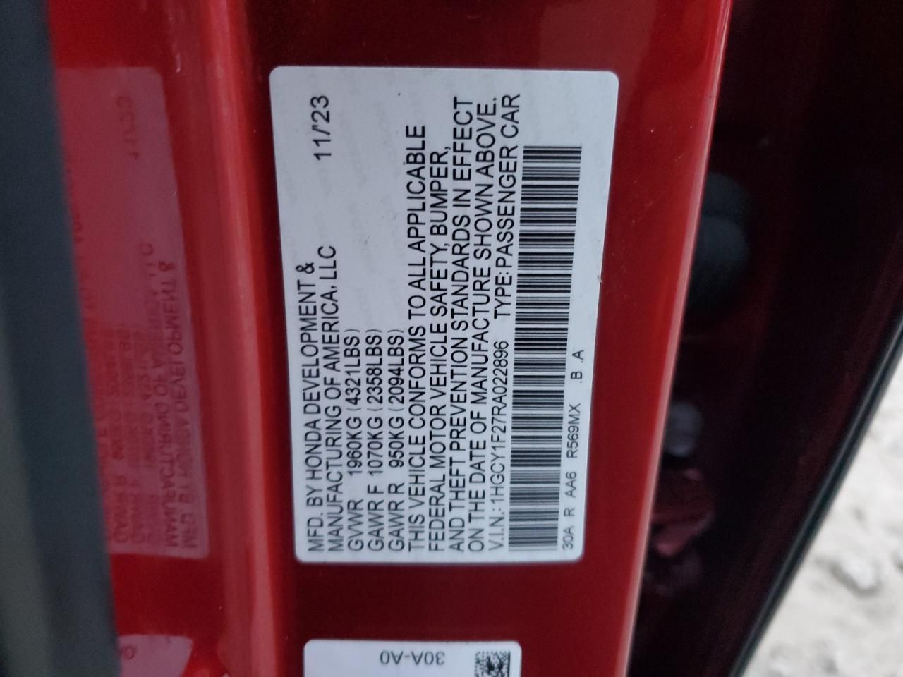 2024 Honda Accord lx