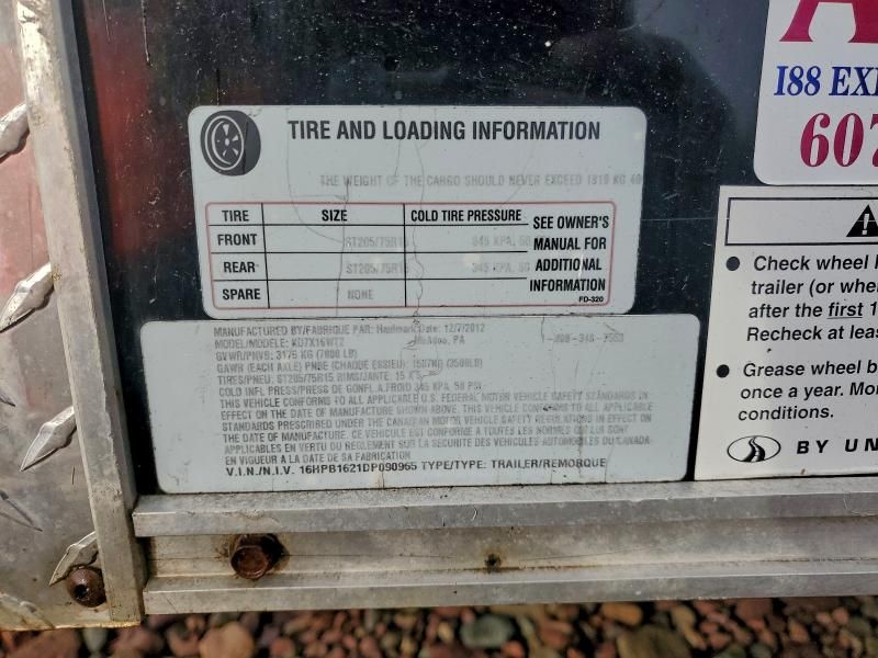 2013 Haulmark Enclosed Cargo Trailer