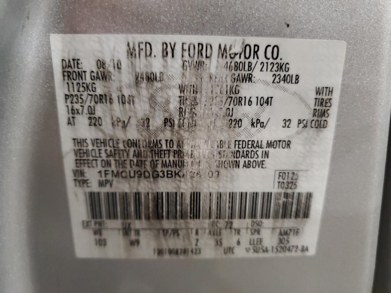 2011 Ford Escape xlt