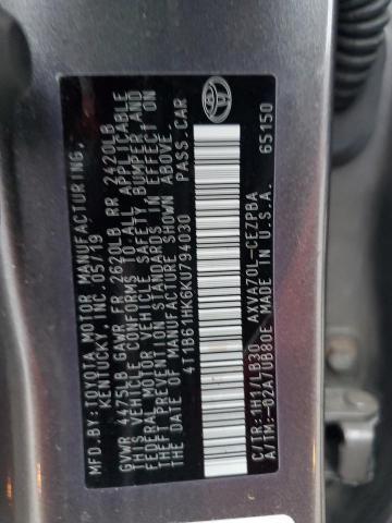 2019 Toyota Camry xse