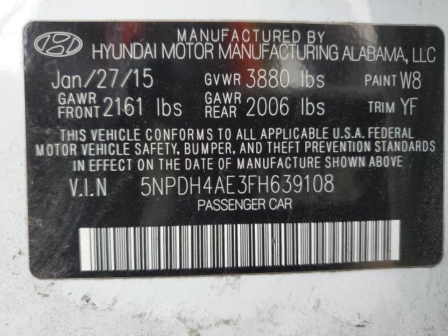 2015 Hyundai Elantra se