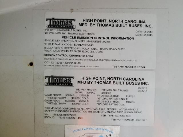 2014 Thomas School Bus-School Bus