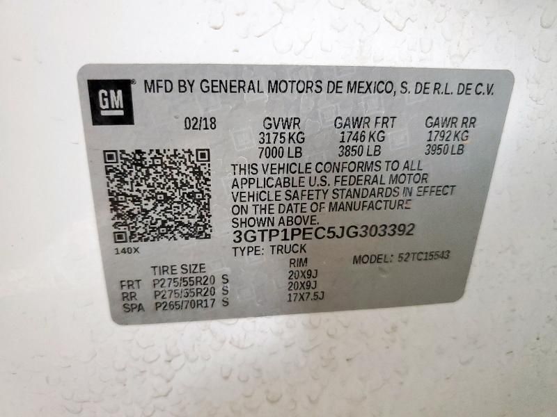 2018 GMC Sierra C1500 Denali