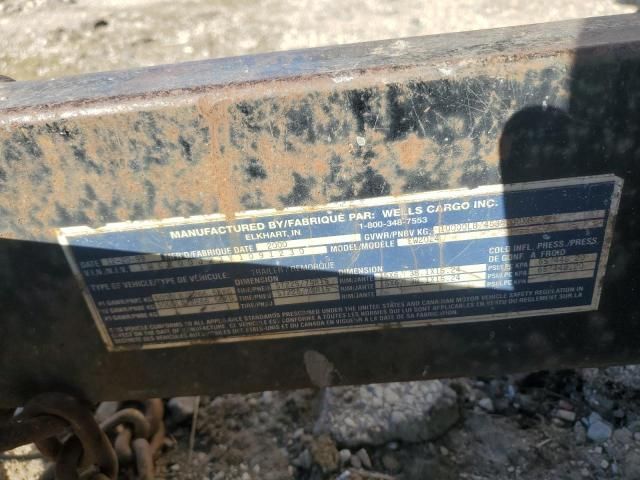 2000 Wells Cargo Enclosed Cargo Trailer