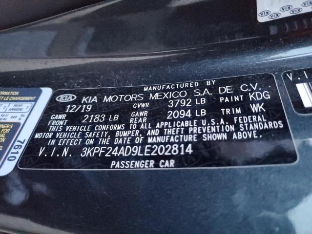 2020 KIA Forte lxs