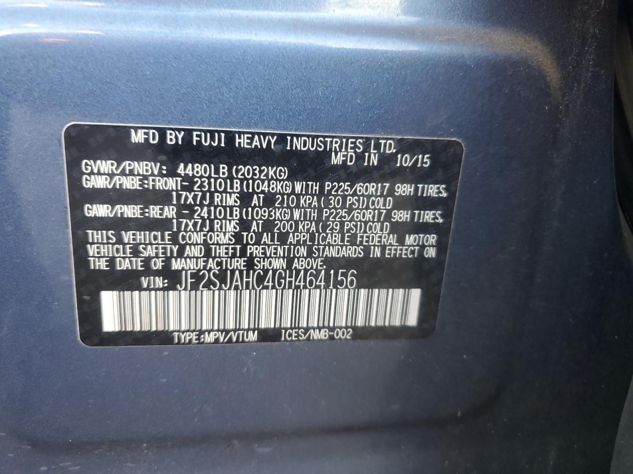 2016 Subaru Forester 2.5i Limited