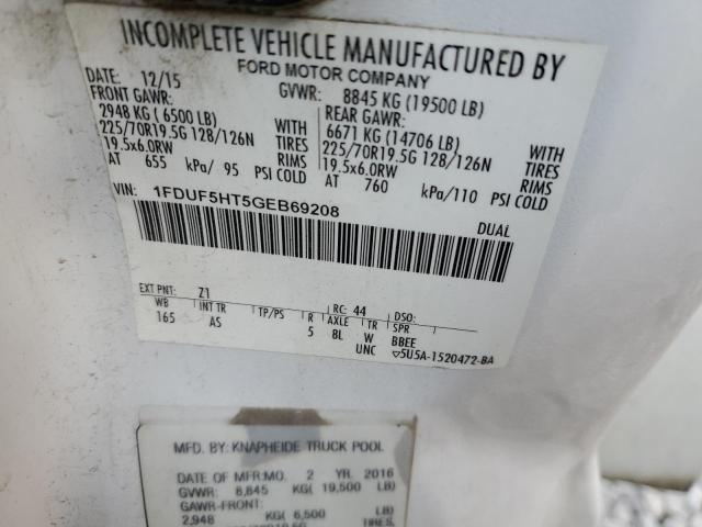 2016 Ford F550 Super Duty Utility / Service Truck