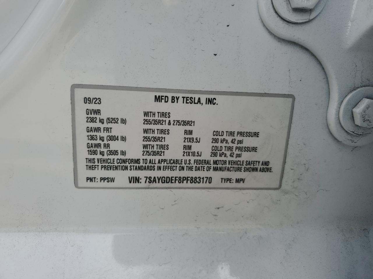 2023 Tesla Model y