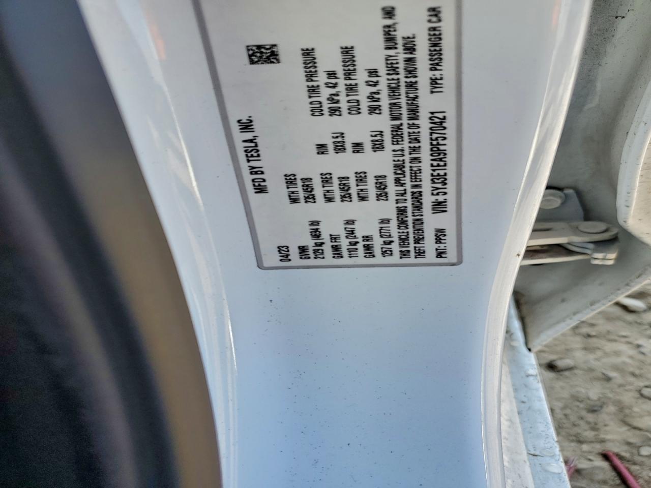 2023 Tesla Model 3