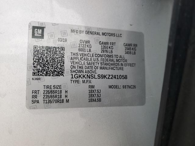 2019 GMC Acadia sle