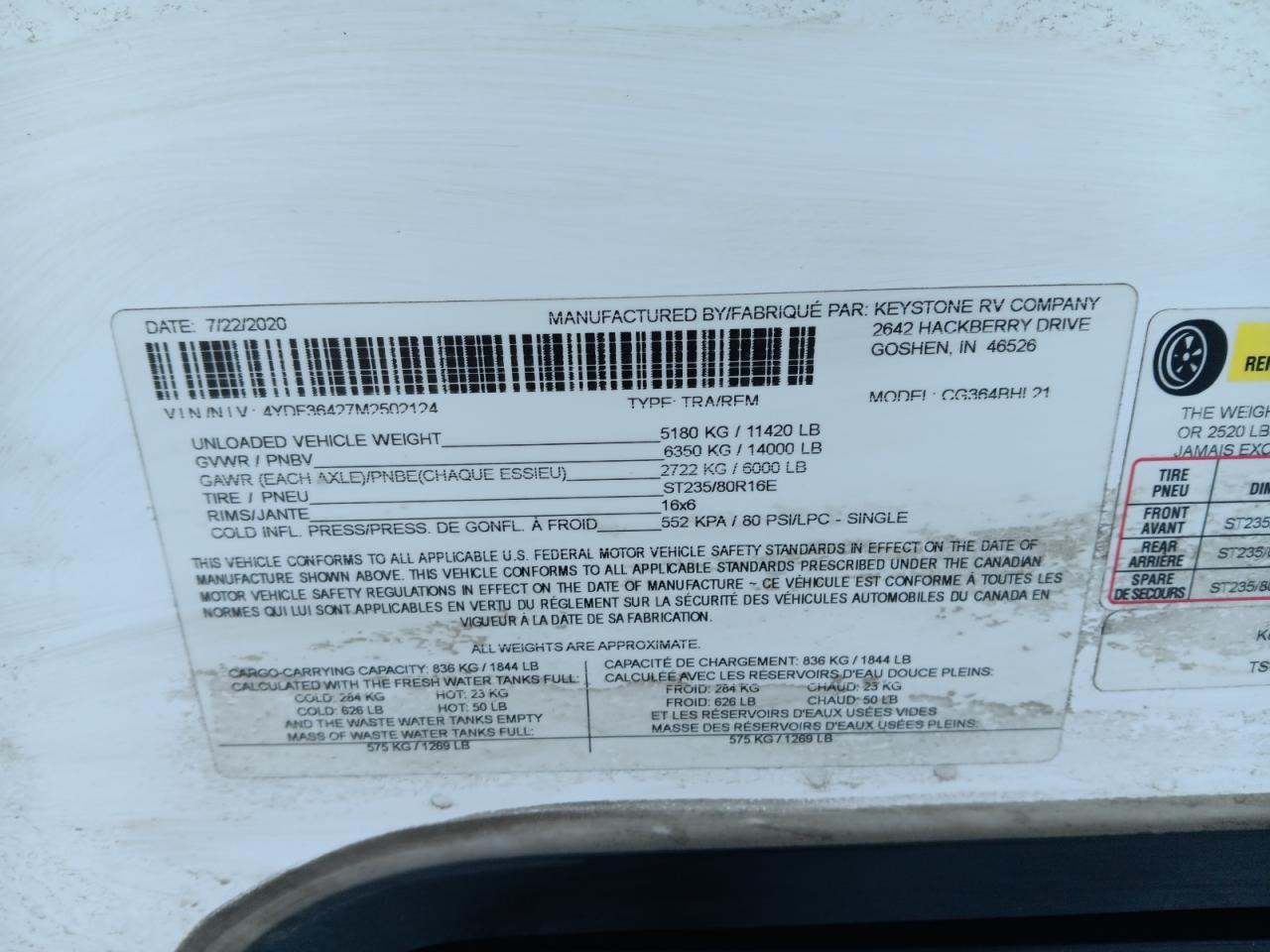 2021 Keystone M-364 Coug