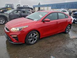 Salvage cars for sale from Copart Woodhaven, MI: 2021 KIA Forte fe